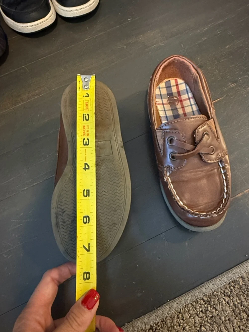 Brown Kids Boat Shoes